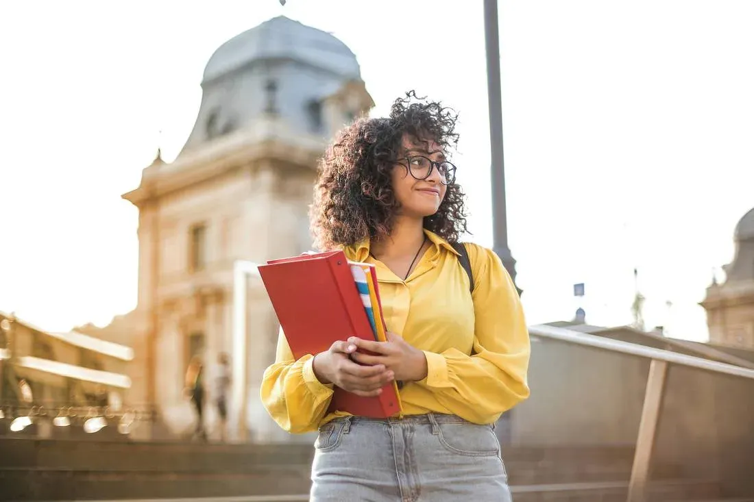 Applicant on a university campus